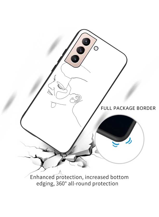 Okteq OKTEQ TPU Protection and Hybrid Rigid Clear Back Cover Case Male Face2 for Samsung Galaxy S22 5G - Image 3
