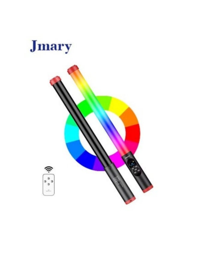 جيه ماري FM-128RGB مصباح LED محمول للتصوير الفوتوغرافي الخارجي، عصا إضاءة RGB مقاومة للماء - Image 1