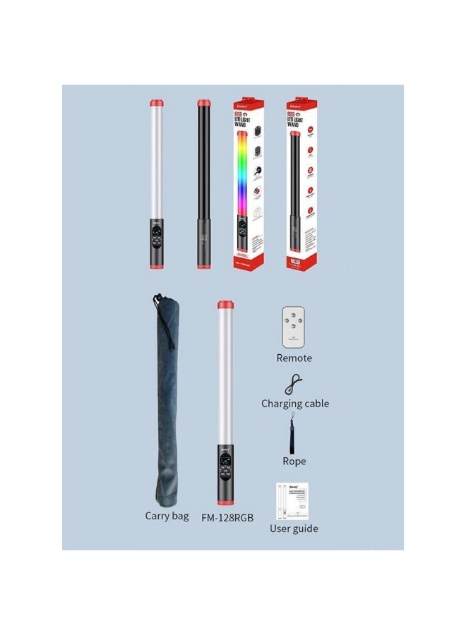 جيه ماري FM-128RGB مصباح LED محمول للتصوير الفوتوغرافي الخارجي، عصا إضاءة RGB مقاومة للماء - Image 3