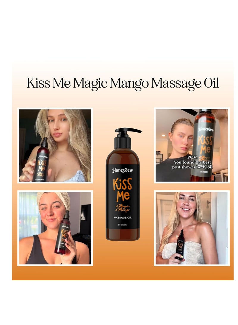 مايبل هوليستكس زيت تدليك المانجو الحسي للأزواج 8 أونصة سائلة - Image 3