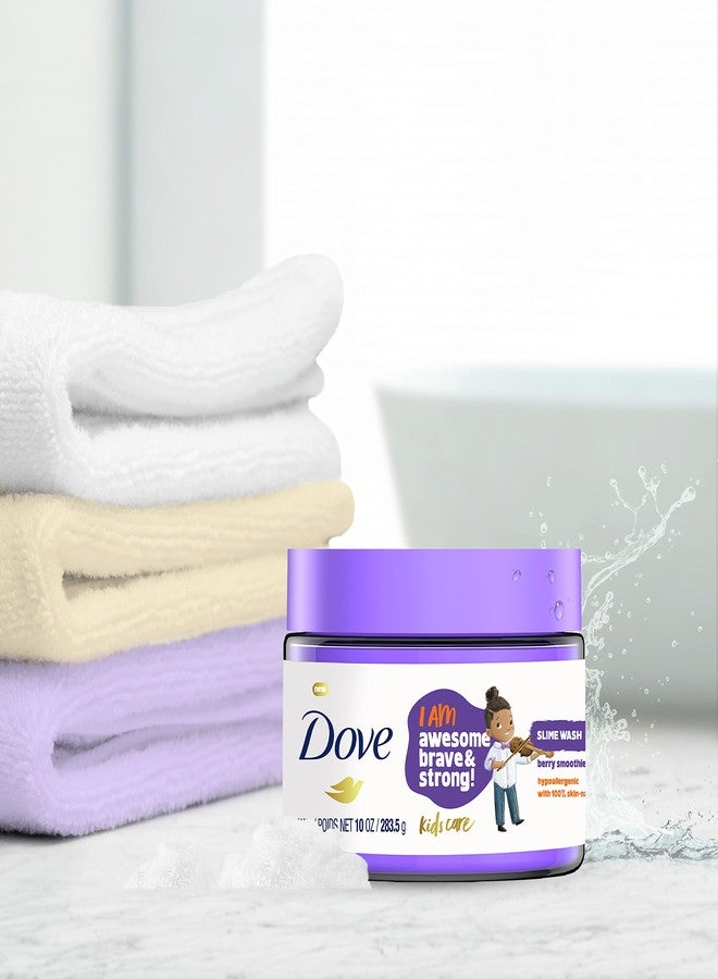 Dove غسول الجسم دوف كيدز كير سلايم للأطفال بنكهة التوت السلس hypoallergenic للعناية بالبشرة 10 أونصة - Image 4