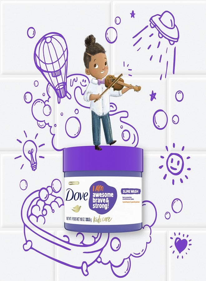 Dove غسول الجسم دوف كيدز كير سلايم للأطفال بنكهة التوت السلس hypoallergenic للعناية بالبشرة 10 أونصة - Image 2