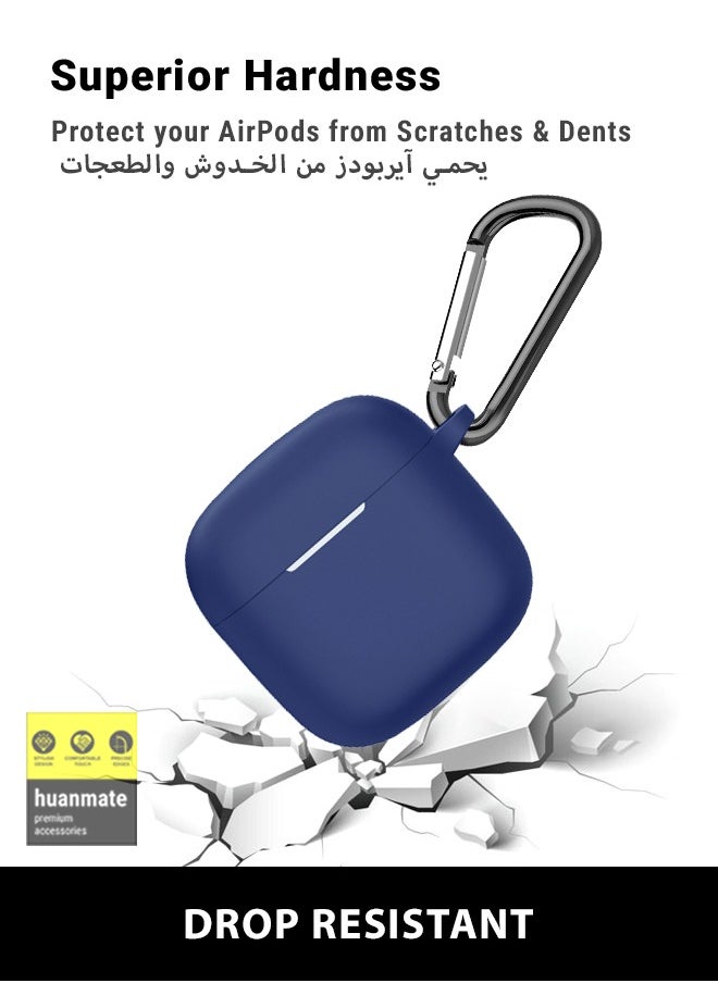 Stylish Silicone Case Cover For Huawei FreeBuds SE 2/SE 3 Dark Blue