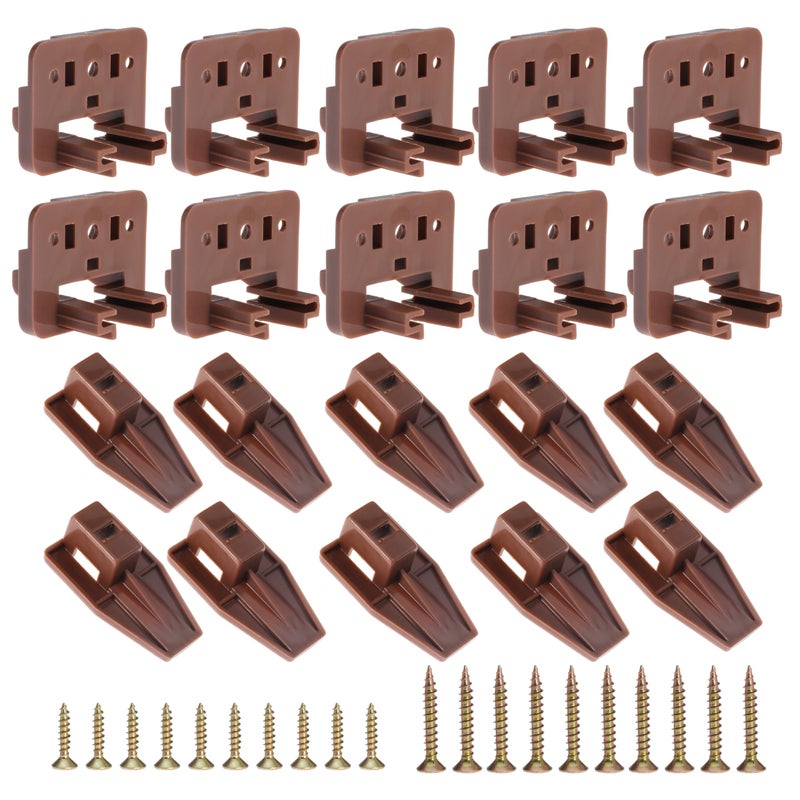 Seweder 10PCS Drawer Slide Track Guide Glide for Center Mount Drawer for Dressers and for Nightstand for Kenlin for Rite-Trak 1 Drawer Systems (Please Check The Size Before Purchasing) - Image 5