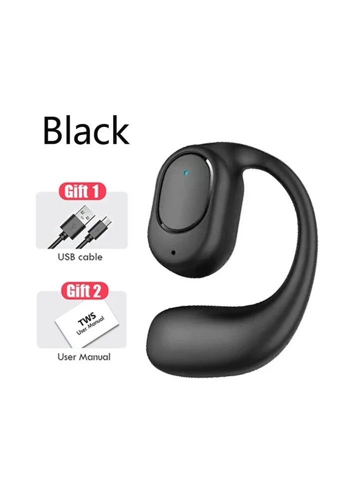 AROAQ Wireless Bluetooth Headphones Bone Conduction Handsfree Noise Canceling Earphones with Microphone for Driving - Image 1