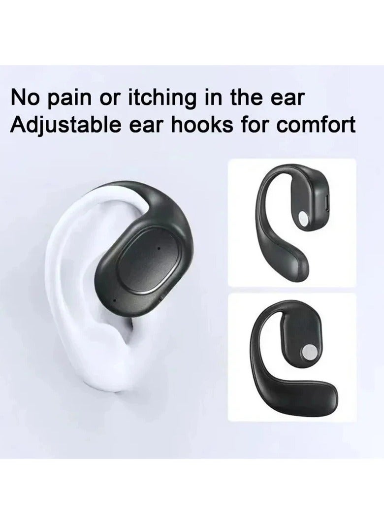AROAQ Wireless Bluetooth Headphones Bone Conduction Handsfree Noise Canceling Earphones with Microphone for Driving - Image 5
