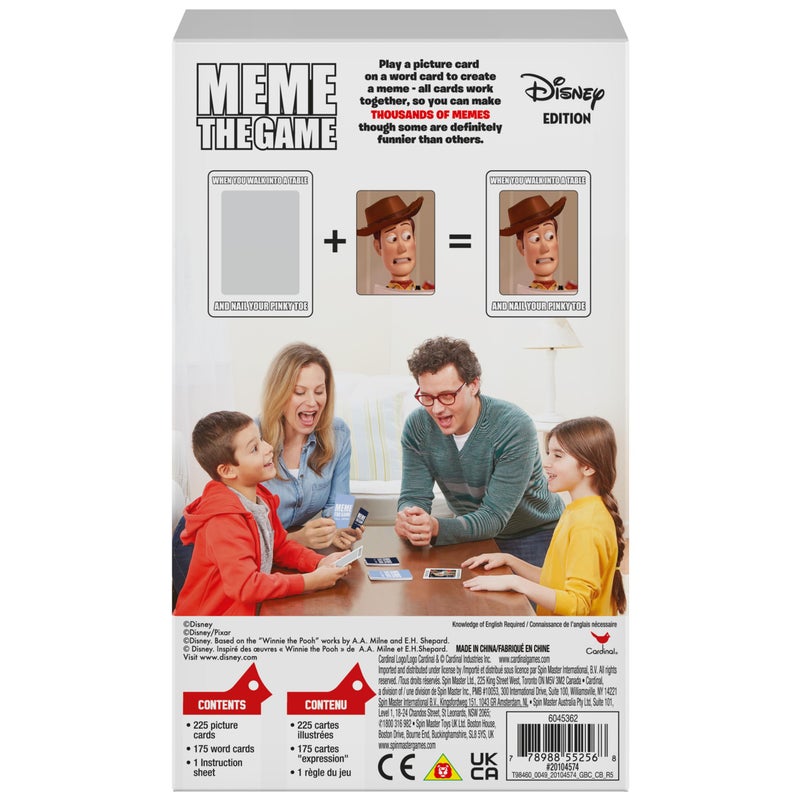 Cardinal Games Meme The Game  Disney Version Funny Cards Family Party Travel Activity  For Adults And Kids Ages 8 & Up - Image 4