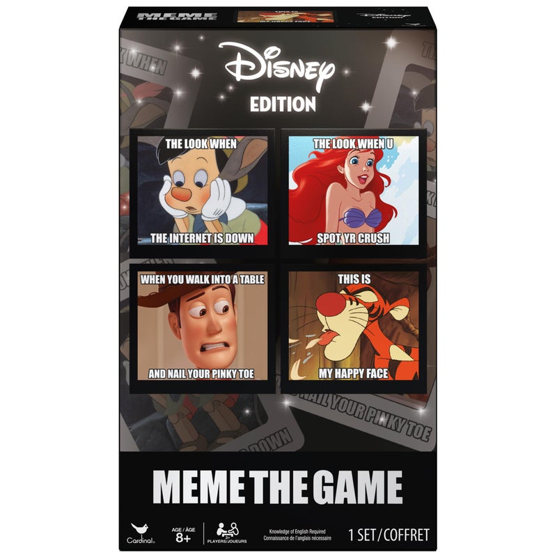 Cardinal Games Meme The Game  Disney Version Funny Cards Family Party Travel Activity  For Adults And Kids Ages 8 & Up - Image 1