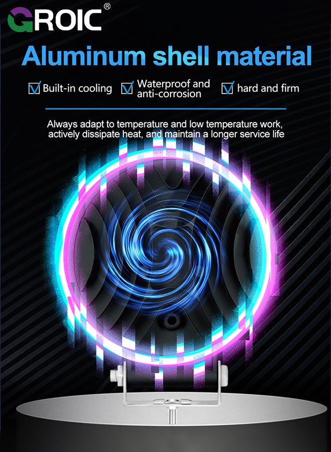 GROIC 2 Pcs 4'' Offroad LED Lights for Car Spot Off Road, 6000 LM Off-road Light  for Motorcycle Truck SUV Boat ATV Jeep Tractor Headlight 9-36V Driving Lights - Image 5