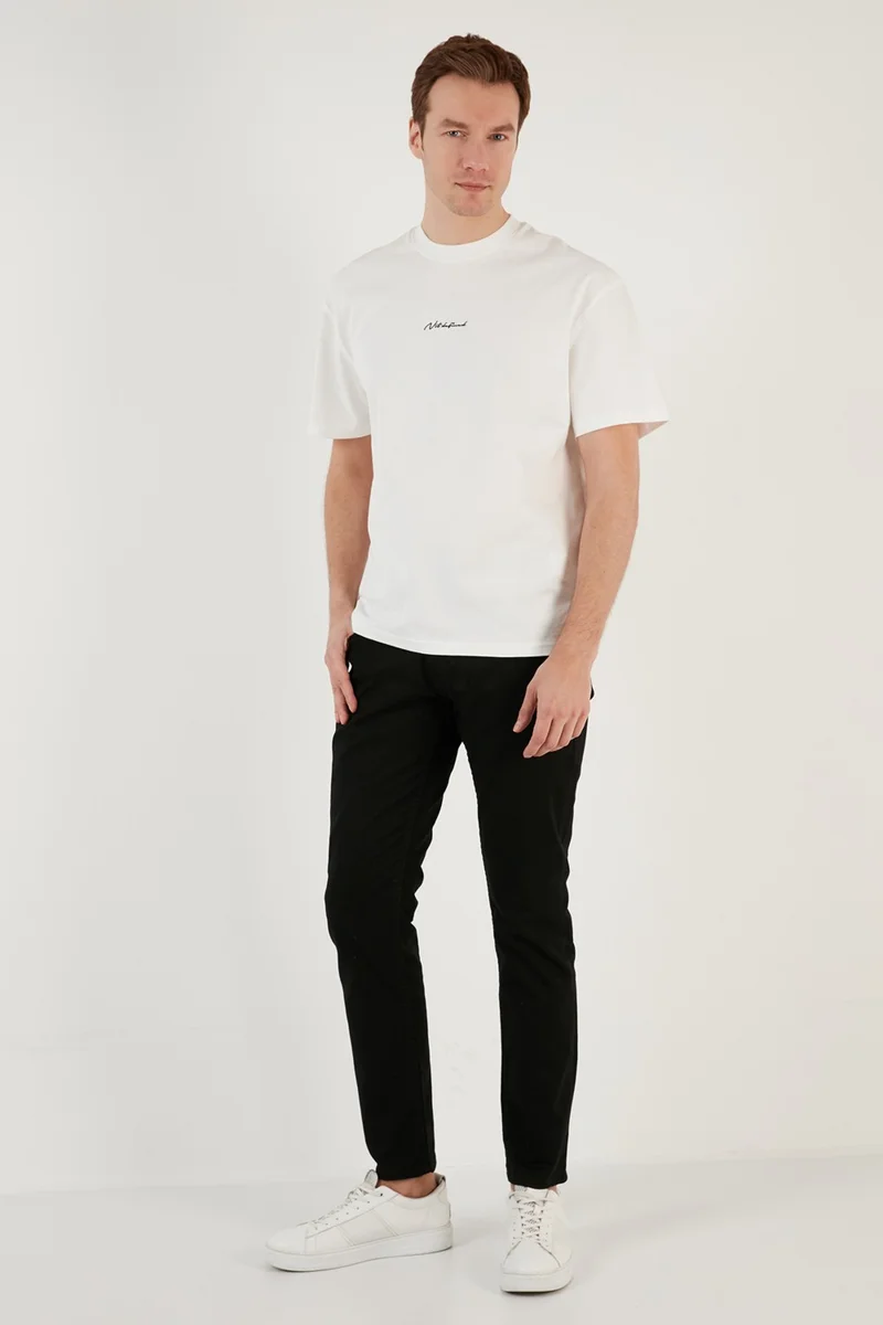بوراتي Cotton Normal Waist Regular Fit Pipe Leg Jeans Men's Denim Trousers 2210J57PARMA