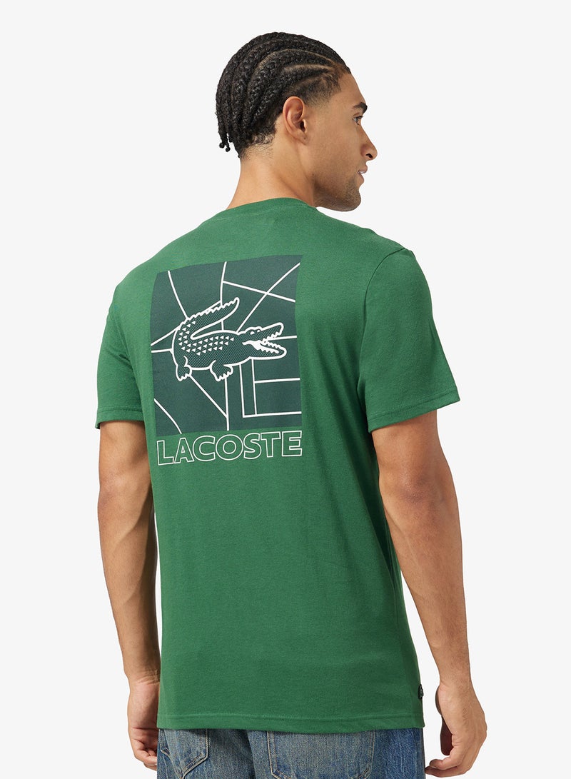 LACOSTE Logo Crew Neck T Shirt - Image 2