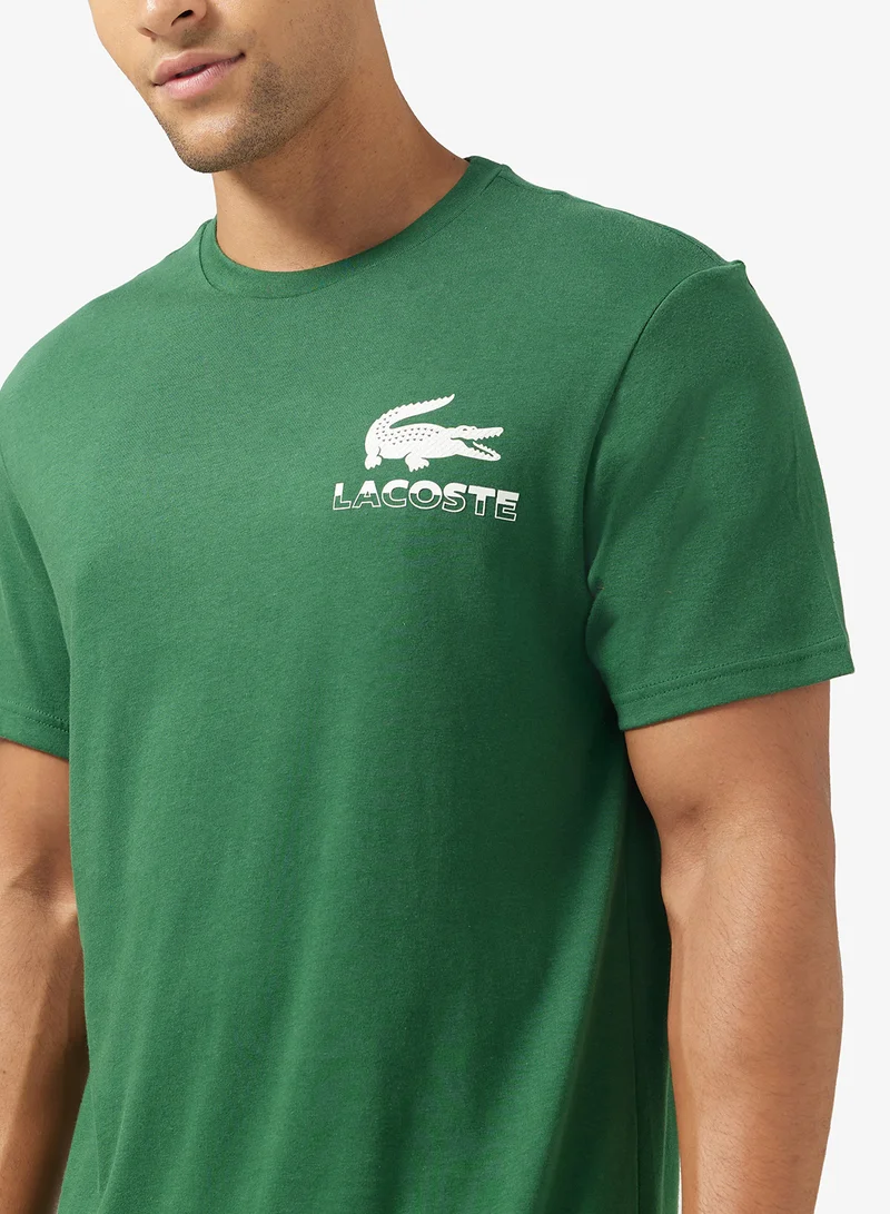 LACOSTE Logo Crew Neck T Shirt