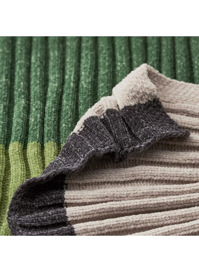 Throw, grey/green, 130x170 cm - Image 2