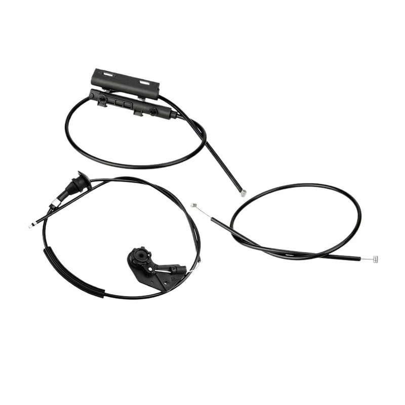 Wivplex 3Pcs Front Engine Hood Release Cable for BMW X5 E53 - Image 1
