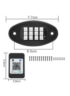 مصابيح الصخور LED الصغيرة من توبي 4 قطع متعددة الألوان LED مقاومة للماء مع تطبيق BT 24 مفتاح تحكم وظيفة الموسيقى لسيارات الدفع الرباعي ATV UTV - pzsku/ZF38CA27397A911E25FF8Z/45/_/1724479277/f49345c8-2c22-45cd-9e9f-cfc35ee4bed8