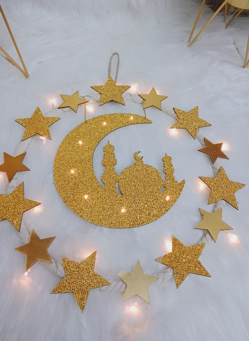DubaiGallery Ramadan Decorations Led String Lights EID Mubarak Decor For Home Islam Muslim Event Party Supplies Eid al-Fitr, Eid Al-Adha  Decor - Image 2