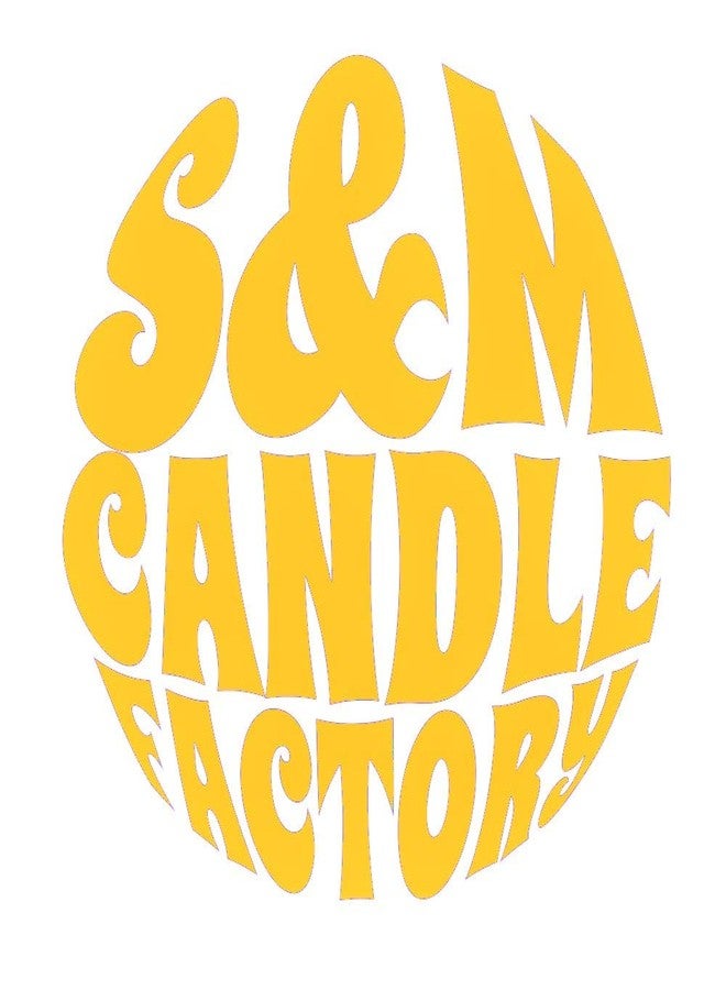 S&M Candle Factory شمعة خوخ دائرية ~ برائحة الحلوى ~ شمع الصويا المعطر 12 أونصة ~ وقت احتراق طويل ~ صنع في الولايات المتحدة الأمريكية (12 أونصة، خوخ) - Image 2