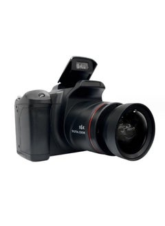Generic 16 Million Pixel HD Home Small SLR Telephoto Photography Detachable Wide-angle Lens Dry Battery English-Body Color:Black  - Image 1