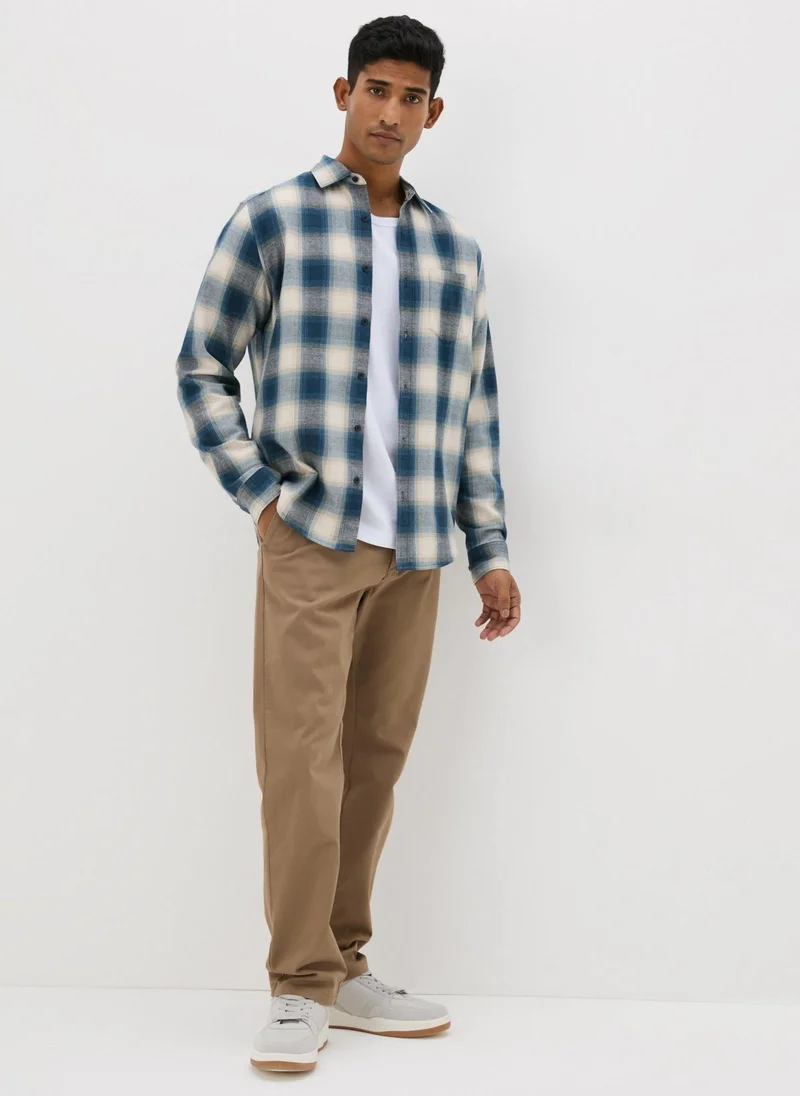 Matalan Beige Straight Fit Chinos