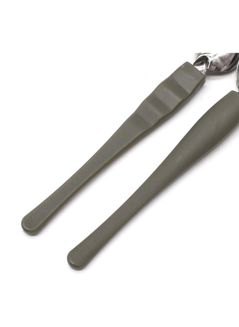 KASTWAVE 6 Pieces Drawing Decorating Spoon Set,Plated Decorating Pencil Spoon Saucier Drizzle for Decorating, Drizzling, and Drawing on Plates, Cakes - Image 5