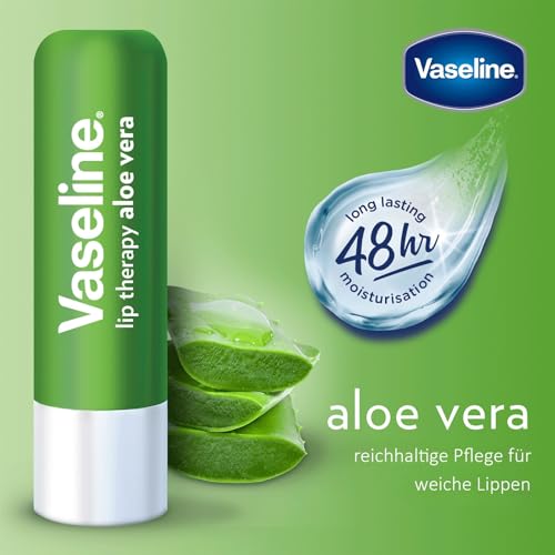 Vaseline Aloe Fresh Lip Therapy Stick- .16 Oz, Aloe Vera - Image 3