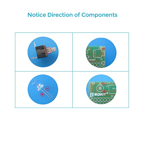 MiOYOOW 2 Pack DIY Flashlight Soldering Kit Simple Funny LED Light Soldering Practice Kit for School STEM Education and Beginners Learning Electronics - Image 5