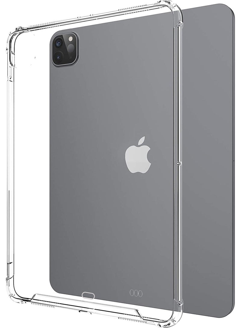روك بو متوافق مع آي باد برو 11 بوصة غطاء حماية ( 2022 / 2021 / 2020 / 2018 ) شفافة غطاء حماية تبو لينة المضادة للتصادم ، تنطبق على آي باد برو 11 بوصة الجيل الرابع 2022 / 2021 الجيل الثالث حماية شفافة - Image 1