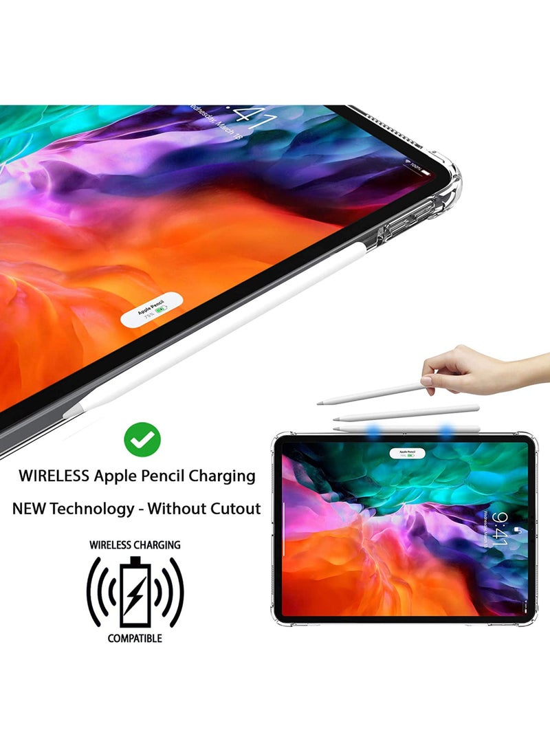 روك بو متوافق مع آي باد برو 11 بوصة غطاء حماية ( 2022 / 2021 / 2020 / 2018 ) شفافة غطاء حماية تبو لينة المضادة للتصادم ، تنطبق على آي باد برو 11 بوصة الجيل الرابع 2022 / 2021 الجيل الثالث حماية شفافة - Image 4