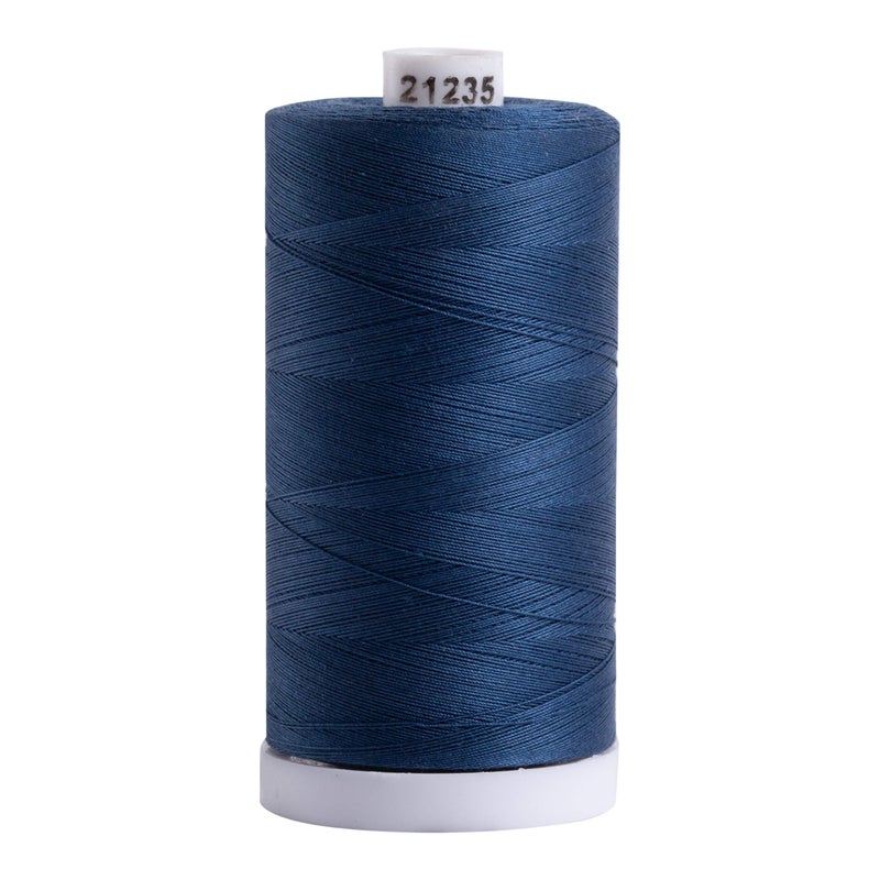 Connecting Threads 100 Cotton Thread  1200 Yard Spool Denim