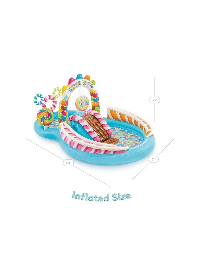 انتكس مركز اللعب القابل للنفخ Candy Zone مع مضخة  - Image 2