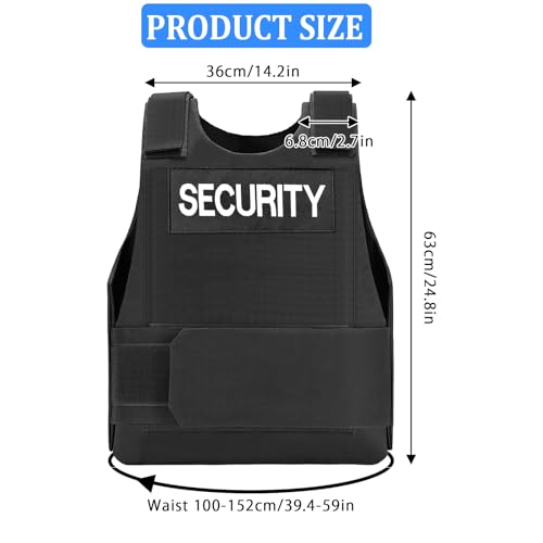 Taeku Safety Vest, Outdoor Training Vest Protective Gear Tactical Vest for Hunting, Paintball, CS Games (White) - Image 2