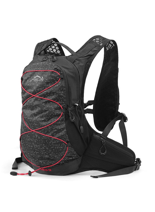 Outdoor INOXTO 12L Outdoor Running Backpack Bicycle Backpack Sports Vest Ultralight Riding Bag Women Men Breathable Jogging Sport Backpack For Camping Hiking Cycling Sport Bag  - Image 5