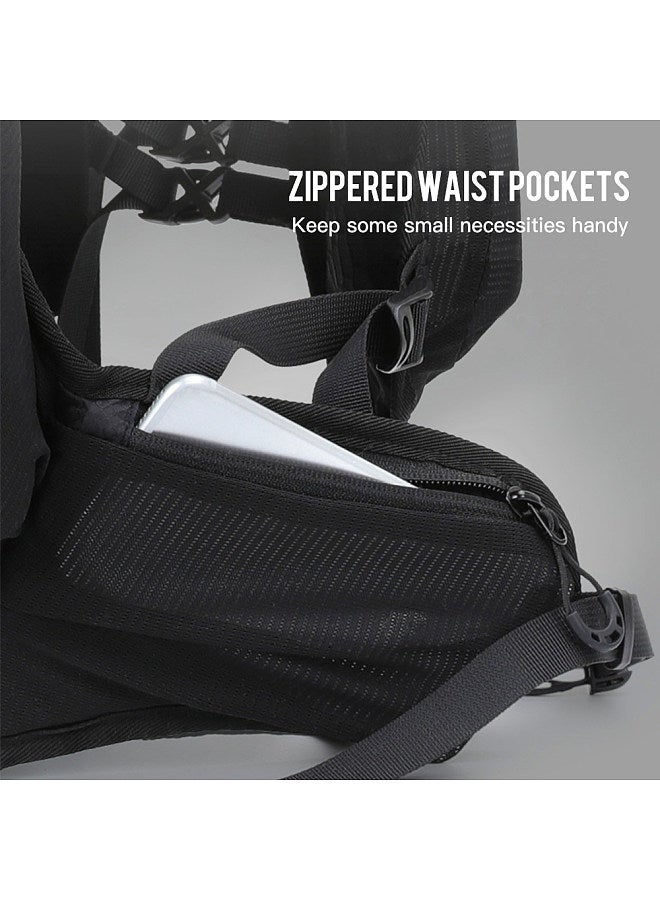 Outdoor INOXTO 12L Outdoor Running Backpack Bicycle Backpack Sports Vest Ultralight Riding Bag Women Men Breathable Jogging Sport Backpack For Camping Hiking Cycling Sport Bag  - Image 4