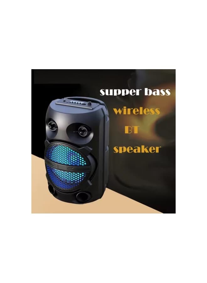 LC Portable Wireless Speaker with LED Light and Deep Bass Sound - Image 1
