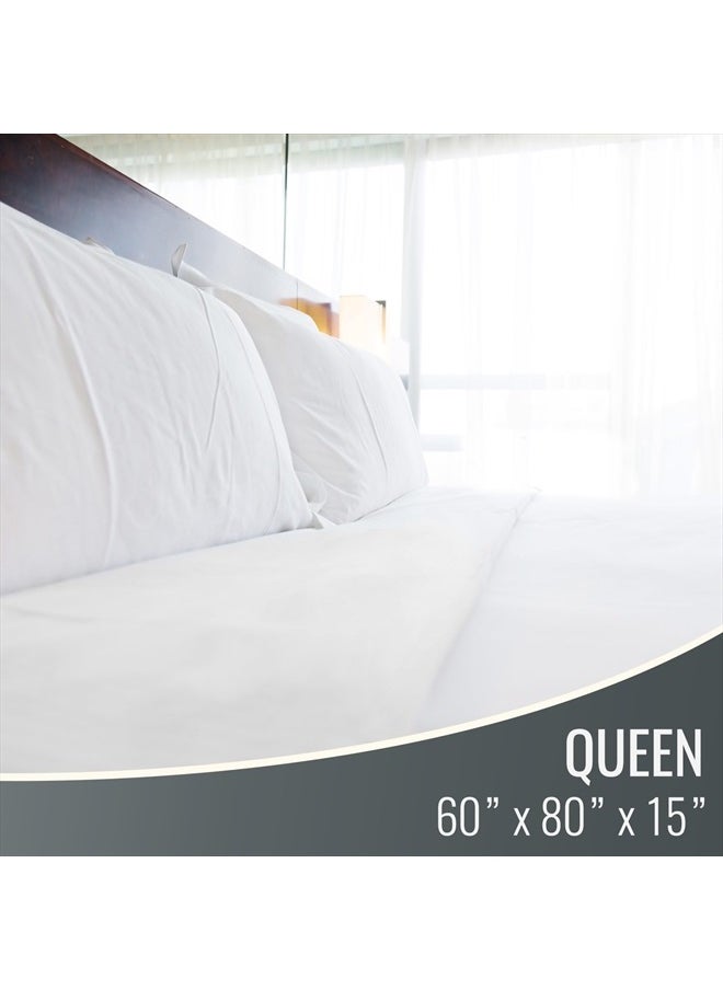 DMI - Waterproof Mattress Protector and Mattress Cover, Encased Zippered Fit, Twin, Packaging may vary - Image 1
