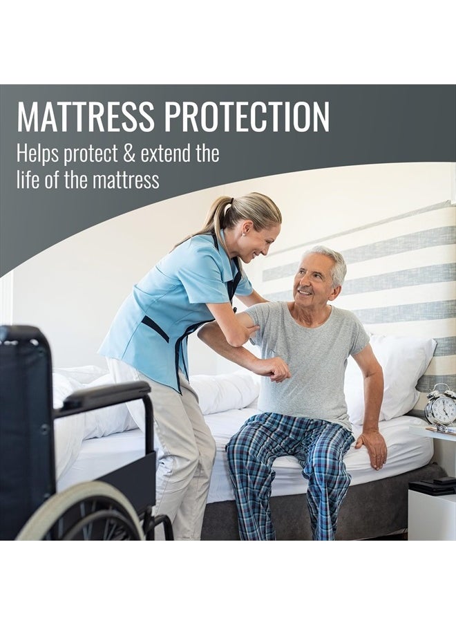 DMI - Waterproof Mattress Protector and Mattress Cover, Encased Zippered Fit, Twin, Packaging may vary - Image 1