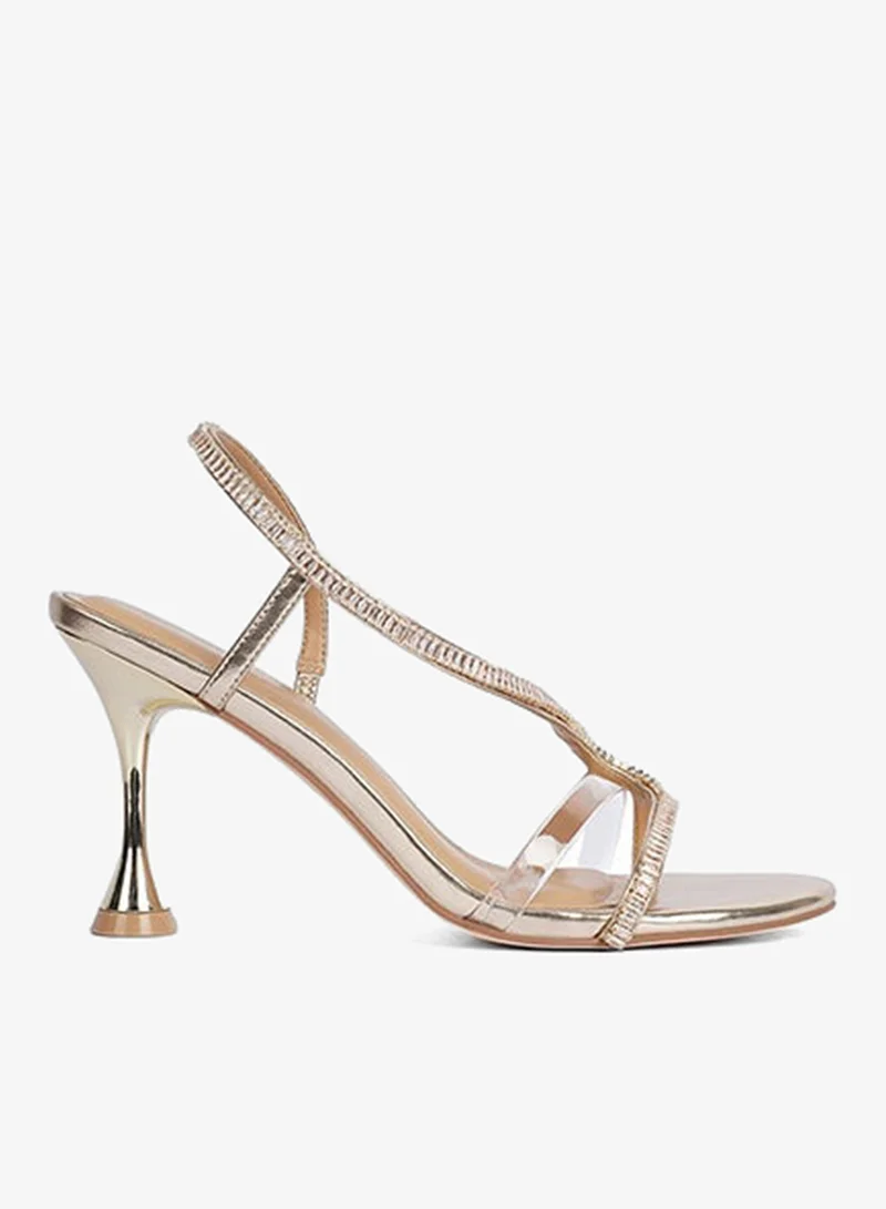 كابلي صنادل كعب نسائية عصرية