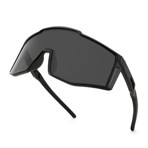 Karsaer Sports Sunglasses Wraparound Glasses 80S Visor Shield Baseball Sunglasses, Non-Polarized Multicolor For Youth Kids Teens B5095 - Image 4
