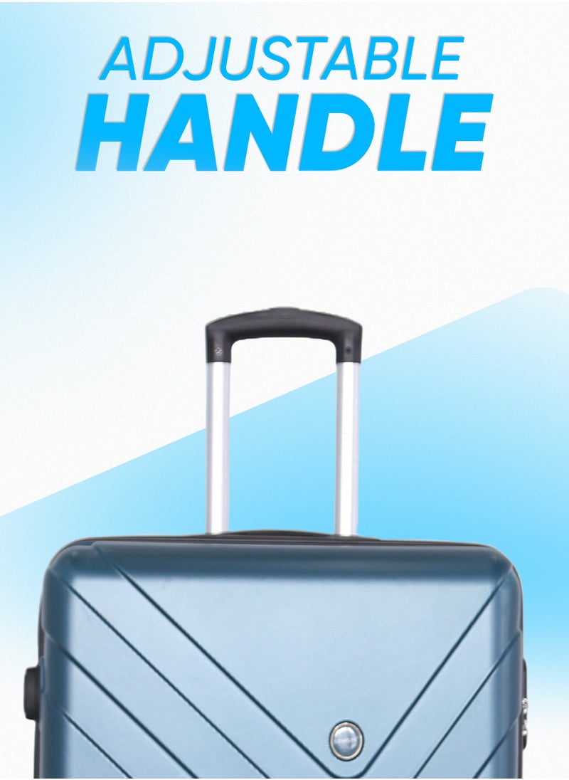 STARLIFE 3 Piece ABS Hard side Trolley Luggage Set Spinner Wheels with Number Lock  - Image 2
