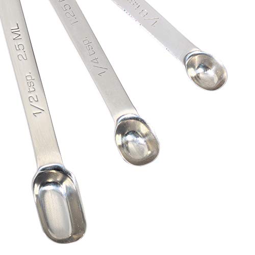 Master Class Masterclass 6-In-1 Milliliter Rectangular Measuring Spoon  Stainless Steel - Image 5
