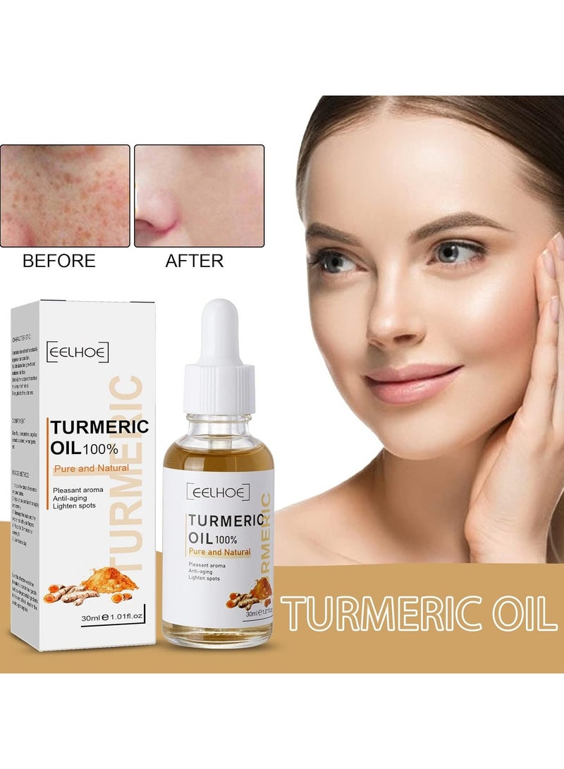EELHOE Turmeric Essence | Turmeric Oil Face Essence Skin Care | Facial Skin Plumping For Face Help, Brighten Skin, Rejuvenate And Balance - Image 2
