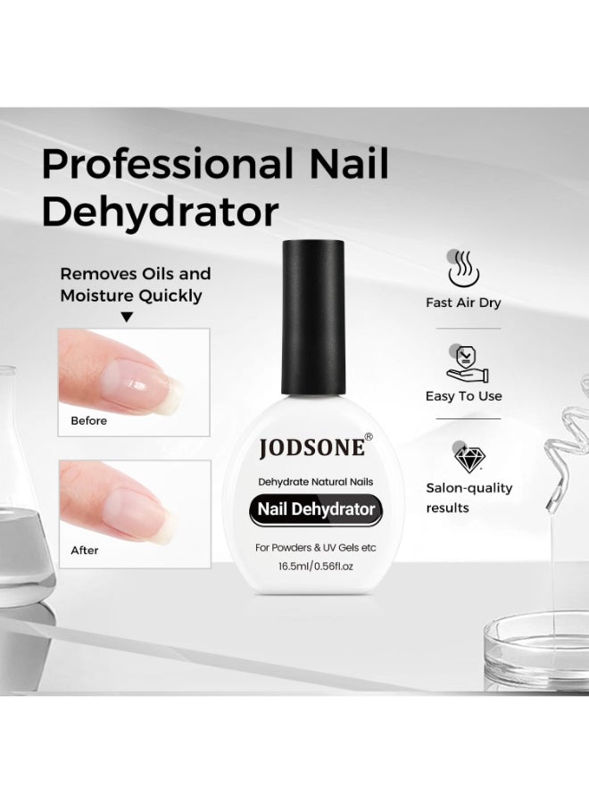 JODSONE 2Pcs 165ml Nail Dehydrate And Nail Primer For U V Gels Superior Bonding Professional Salons Set DIY Art Design Long Lasting Gift - Image 4