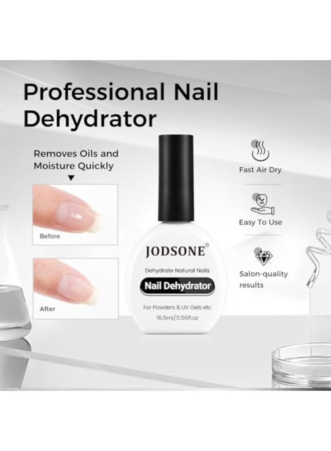JODSONE 2Pcs 165ml Nail Dehydrate And Nail Primer For U V Gels Superior Bonding Professional Salons Set DIY Art Design Long Lasting Gift - Image 3