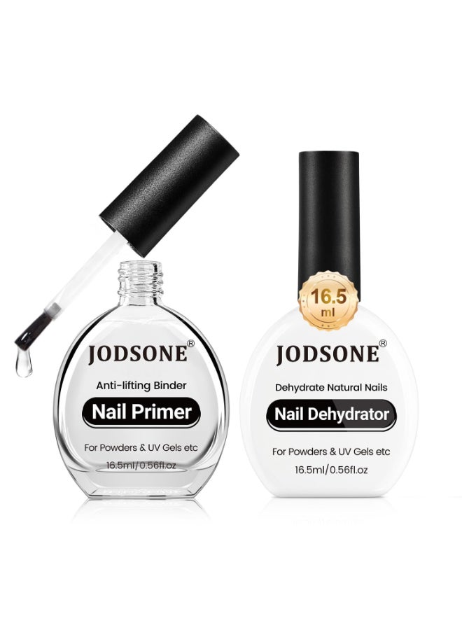 JODSONE 2Pcs 165ml Nail Dehydrate And Nail Primer For U V Gels Superior Bonding Professional Salons Set DIY Art Design Long Lasting Gift - Image 2