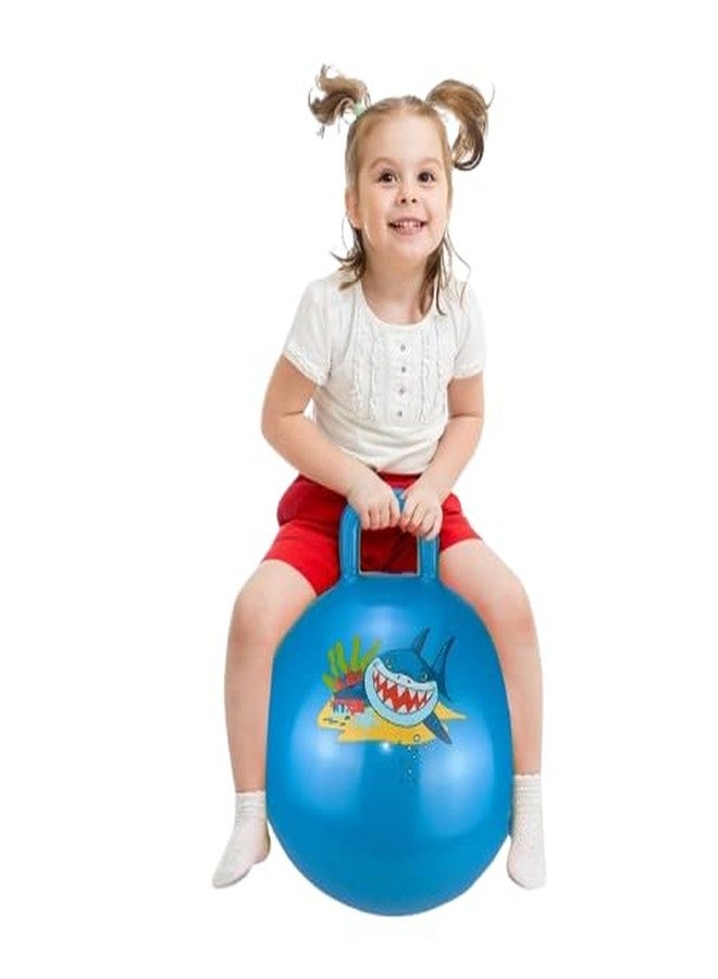 SELLFUN Hopper Hop Hopping Ball Inflatable Bouncer Hop Jumping Children Yoga Outdoor Game Hopper Jump Bounce Retro Ball Handle Bouncy Kids - Image 1