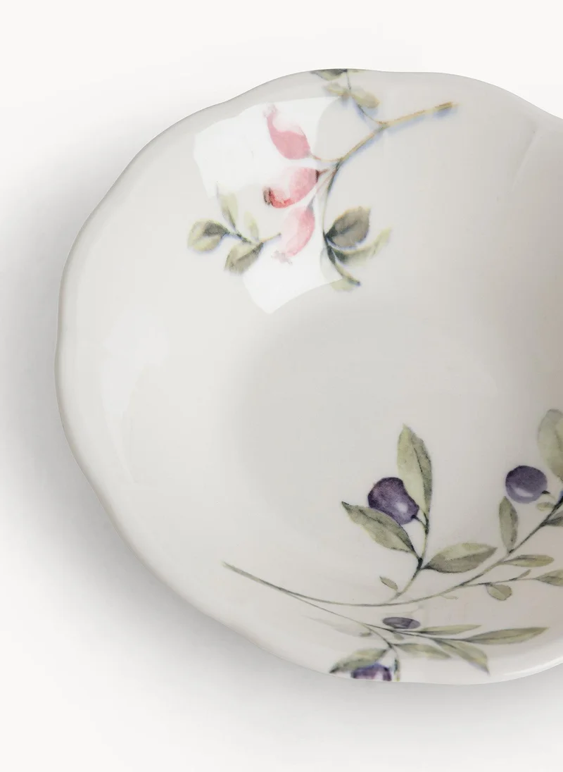 Simply Kitchen Olives Ceramic Bowl Decorative Serving Bowl