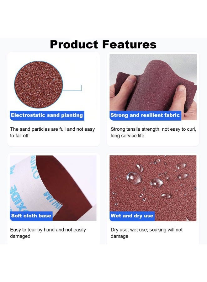 SEIWEI 400 Grit Continuous Sandpaper Roll Emery Cloth Abrasive Drum Sandpaper Rolls for Wood Furniture Sanding Automotive Polishing - Image 4