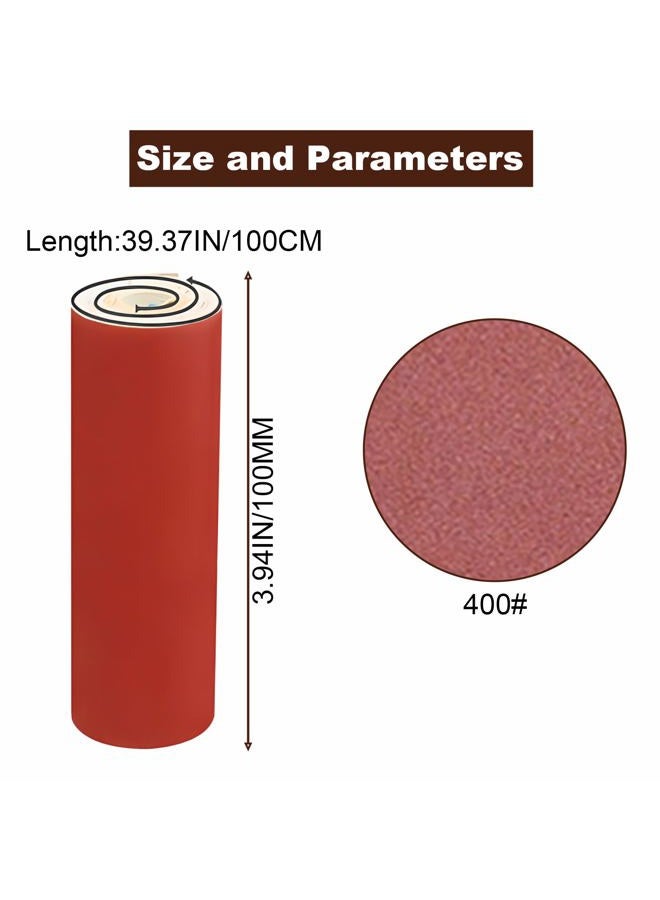 SEIWEI 400 Grit Continuous Sandpaper Roll Emery Cloth Abrasive Drum Sandpaper Rolls for Wood Furniture Sanding Automotive Polishing - Image 5