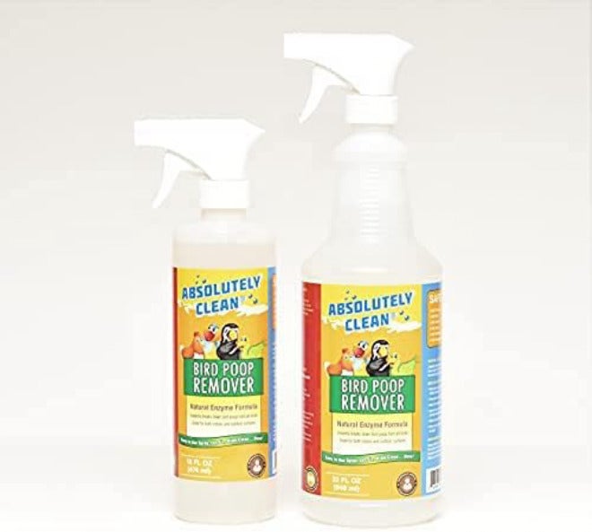 Absolutely Clean Amazing Bird Poop Cleaner Spray - Just Spray/Wipe - Safely & Easily Removes Bird Messes - Use Indoor/Outdoor - Made in The USA - Image 3