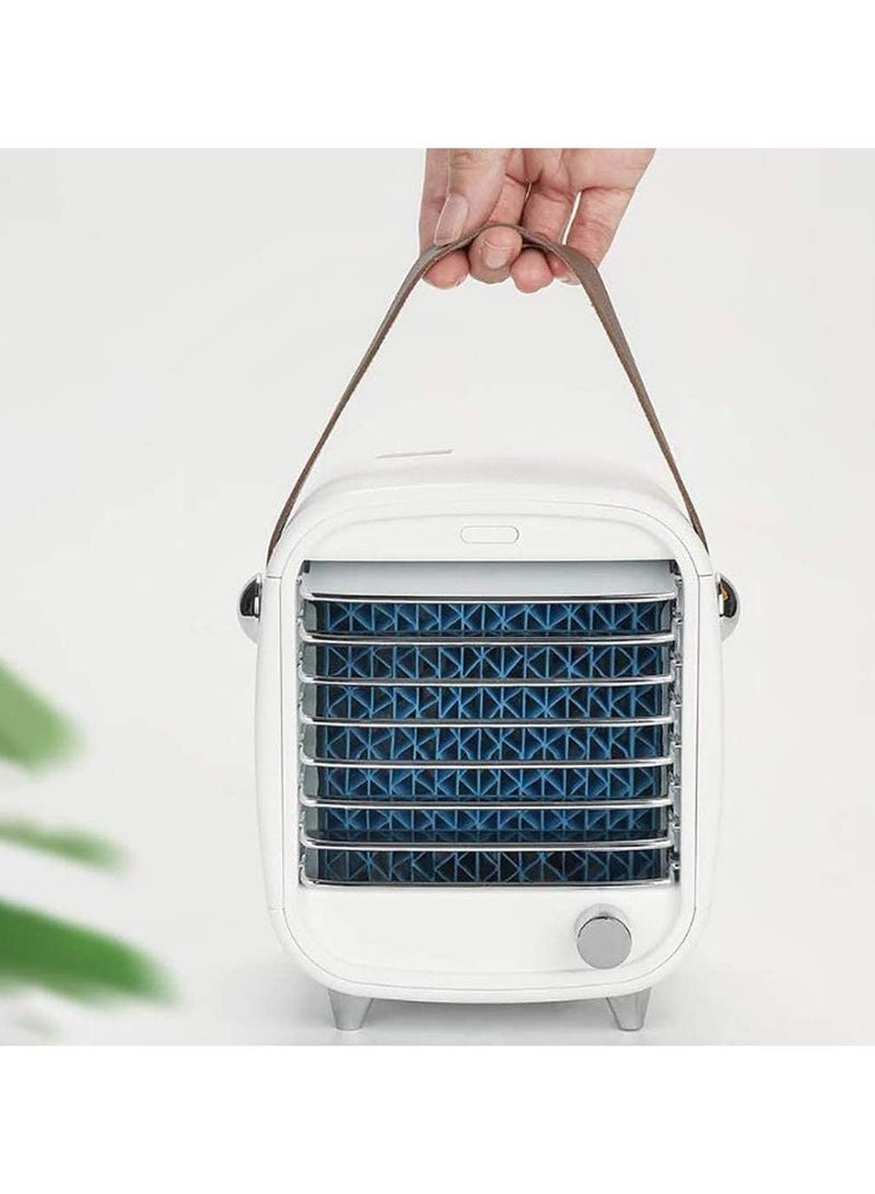 Loquat Mini Chiller Water Cooler Air Conditioning Fan Mobile Desktop Small Cooling Ice Cold Fan - Image 4
